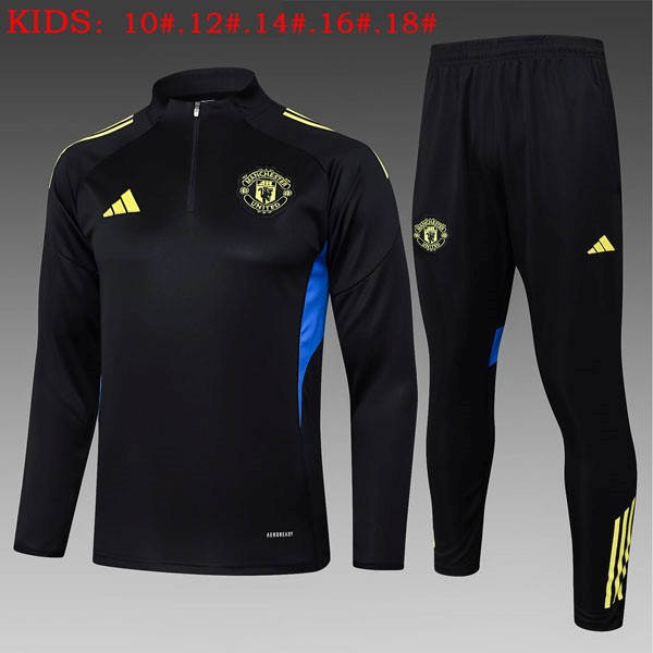 Ninos Sudadera De Training Manchester United 2025 2026 Negro 5